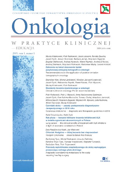 Czasopismo 'Onkologia w Praktyce Klinicznej'